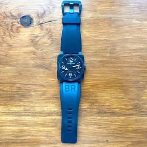 Bell & Ross Watch Aviation Type/ Military Spec Black & Beige